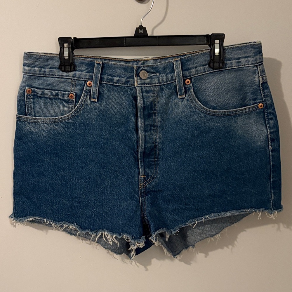 Levi’s Denim Blue Ombré Women's Shorts